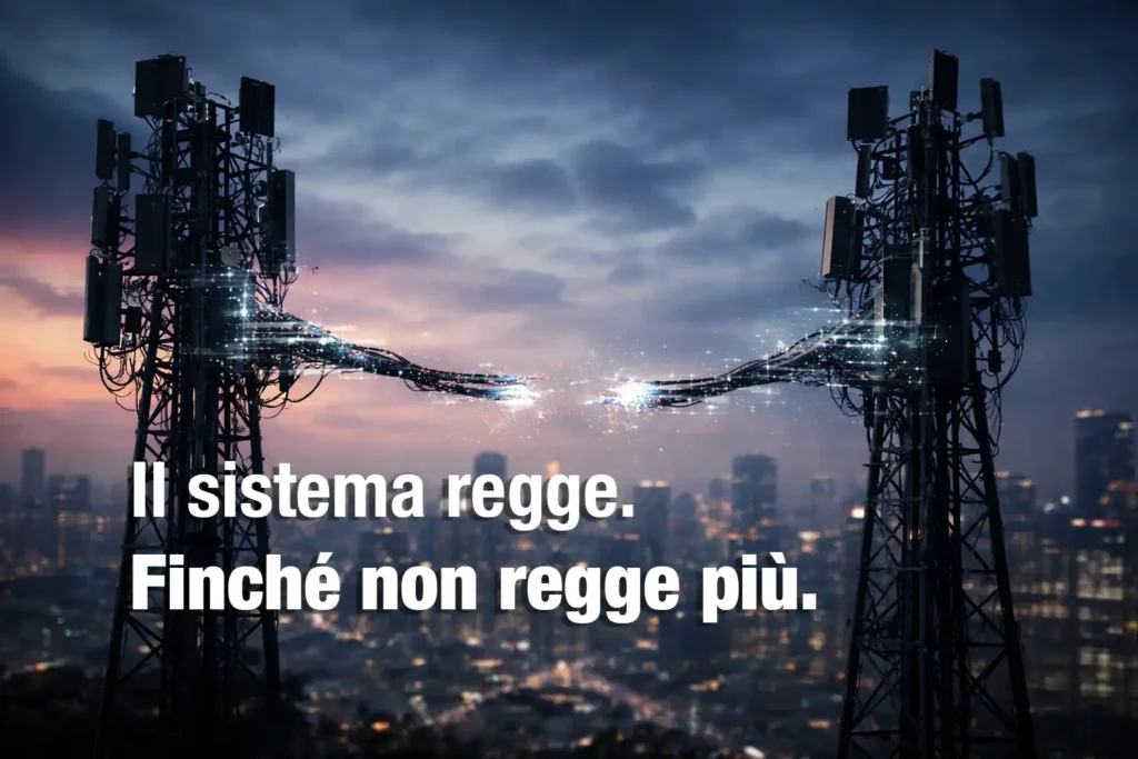 Torri 5G in Italia e crisi delle telco, infrastrutture di rete mobile sotto pressione